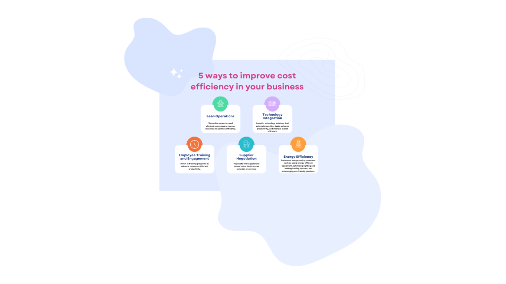 5 ways to improve cost efficiency in your business.